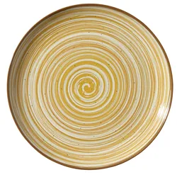 METRO Professional Platzteller Madleen, Steinzeug, Ø 31 cm, gelb, 6 Stück