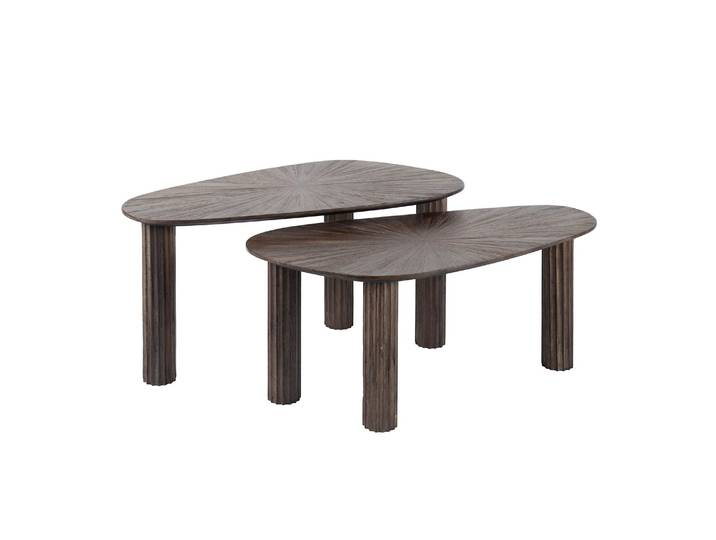 Clemento Maya Teak Couchtisch organisch