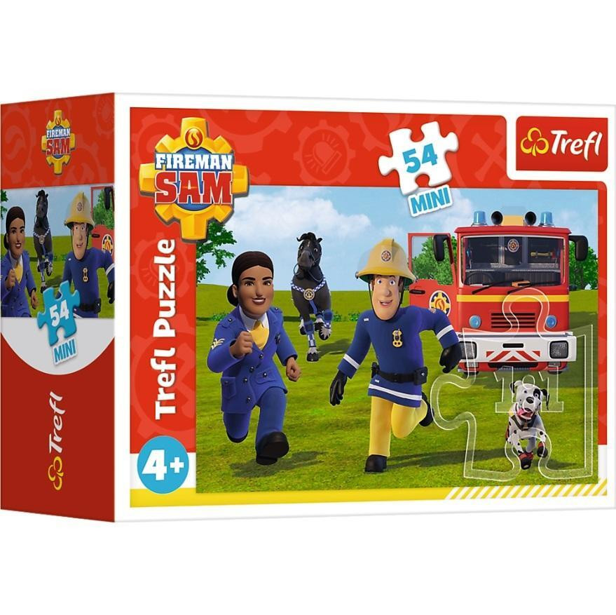 Trefl Mini Brandweerman Sam Puzzel met 54 stukjes