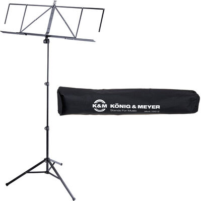 K&M 10062 Stand Robby Plus Set Schwarz