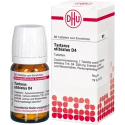 TARTARUS STIBIATUS D 4 Tabletten 80 St