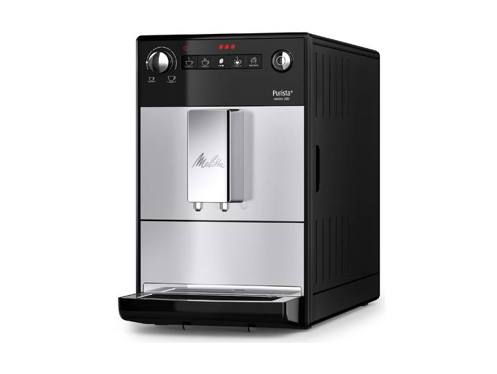 MELITTA Kaffeevollautomat Purista , Energieeffizienz: A, silber (silberfarben, schwarz), Kaffeevollautomaten, Kaffeevollautomat