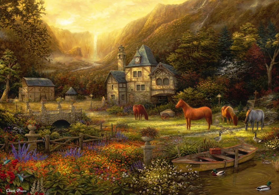 Grafika Puzzel Chuck Pinson - The Golden Valley - 1000 stukjes