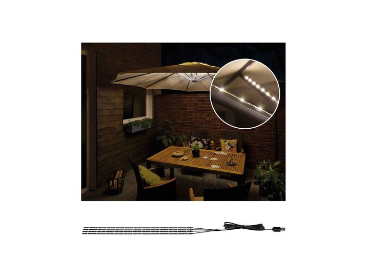 Paulmann Mobile Strip Parasol-Light 4 x 40cm, schwarz, Kunststoff, Modern