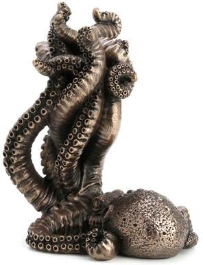 Veronese Design 5.31 in H Suspicious Corner Room Octopus, Poly Resin