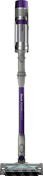Aspirador escoba - Shark PowerDetect IP1251EUT, 380 W, 70 min Autonomía, 3 Velocidades, Pantalla LED, Tubo Flexible, Gris/Púrpura