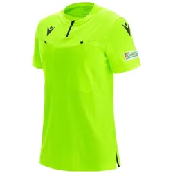 Macron, Damen, Sportshirt, Uefa 2021 (L), Mehrfarbig, Schwarz, Gelb