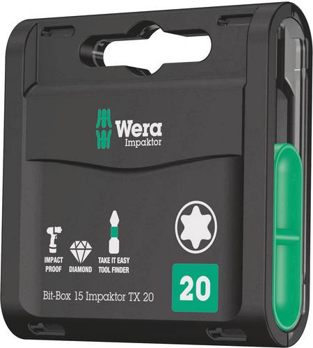 Wera Impaktor 05057772001 Bit-Set 15teilig