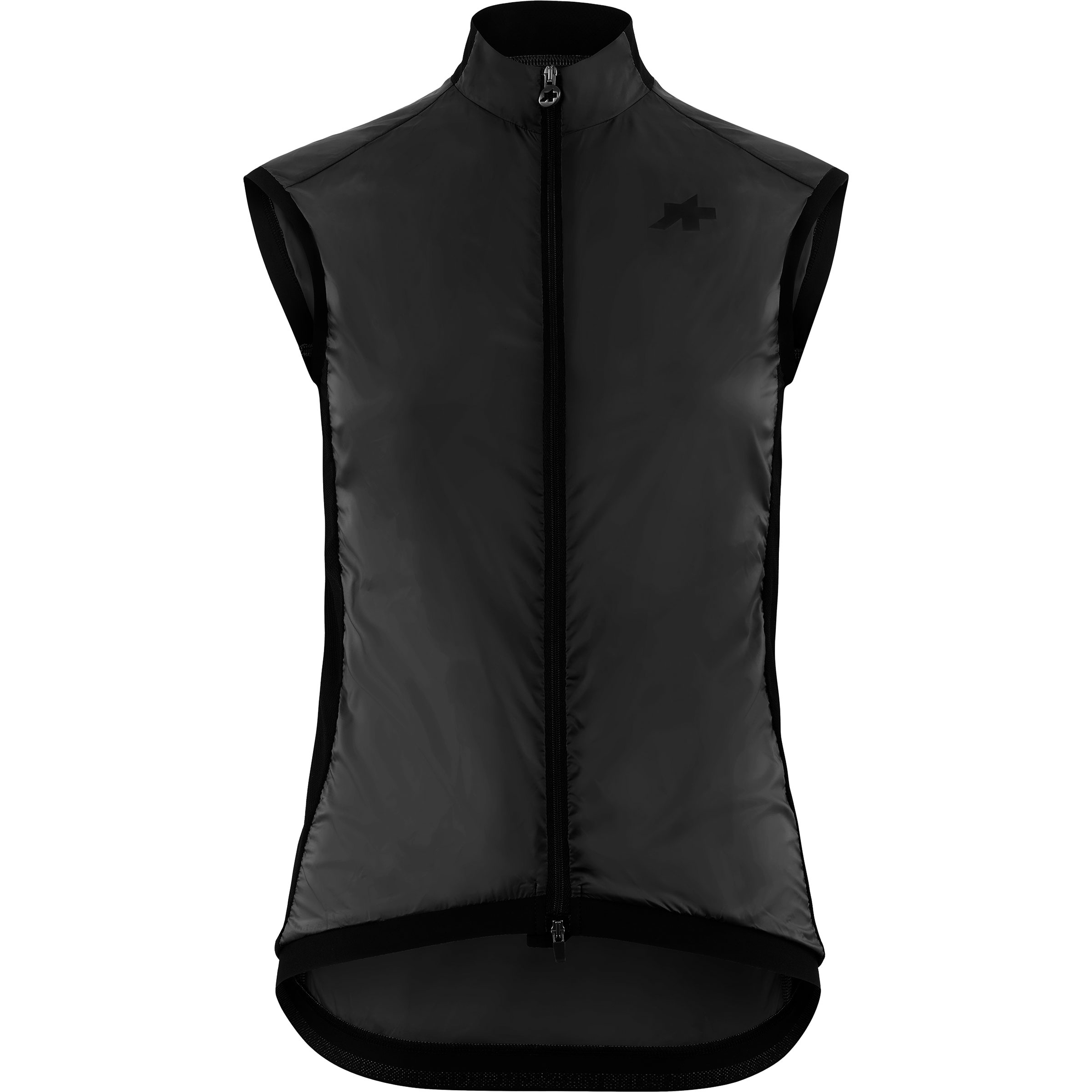 Assos Uma GT S11 Wind Weste Damen Fahrradwesten schwarz Größe XS Rennrad | Gravel Klein verpackbar Wasserabweisend