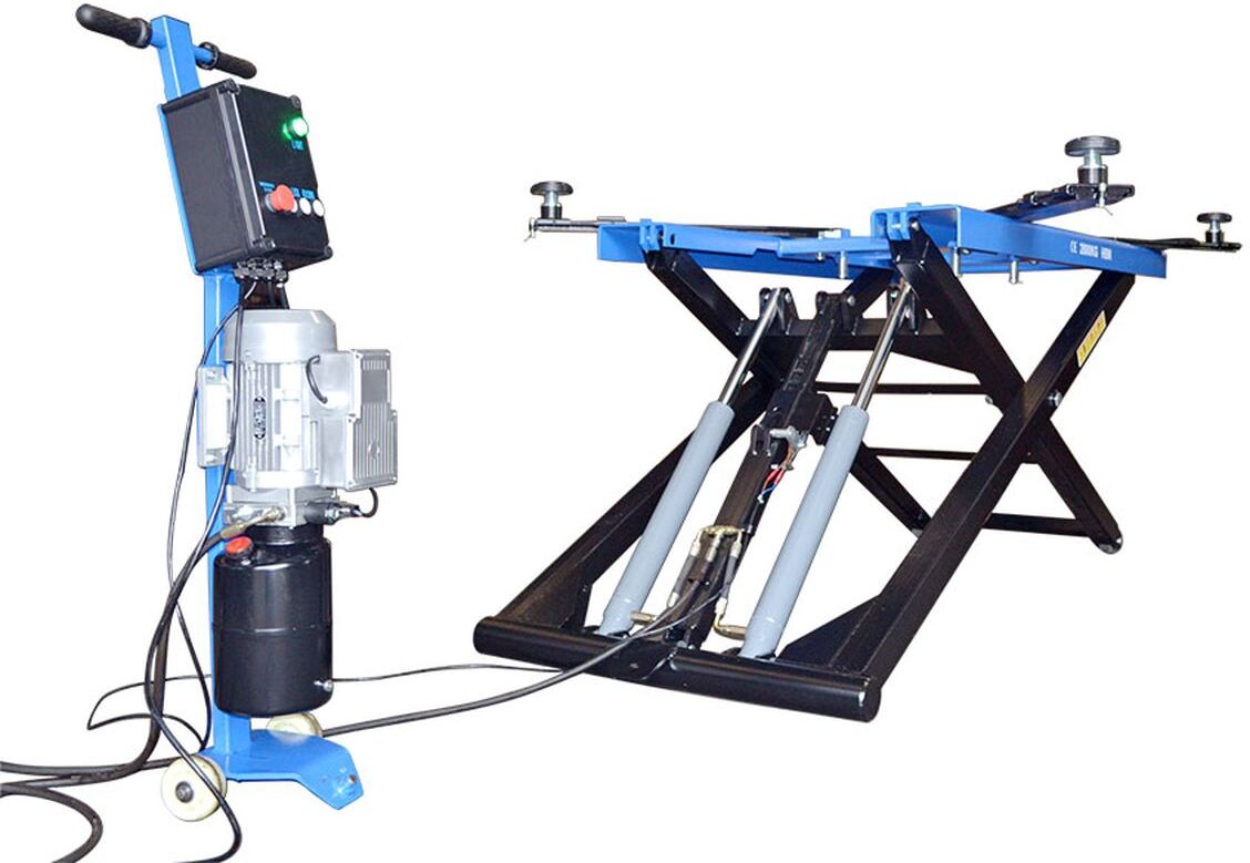 HBM hydraulische fahrbare Fahrzeughebebühne 2800 kg