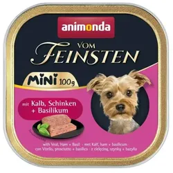 ANIMONDA Vom Feinsten mini adult  Kalbfleisch/Schinken/Basilikum 100g