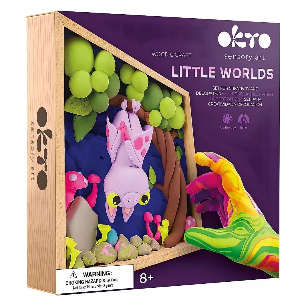 Okto Kleine Welt 3D 'Fledermaus' im Holzkasten (20033)