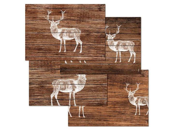 Papiertischset Deer Lodge