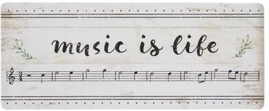 Stupell Music Is Life Melody Printed Desk Mat by Jennifer Pugh