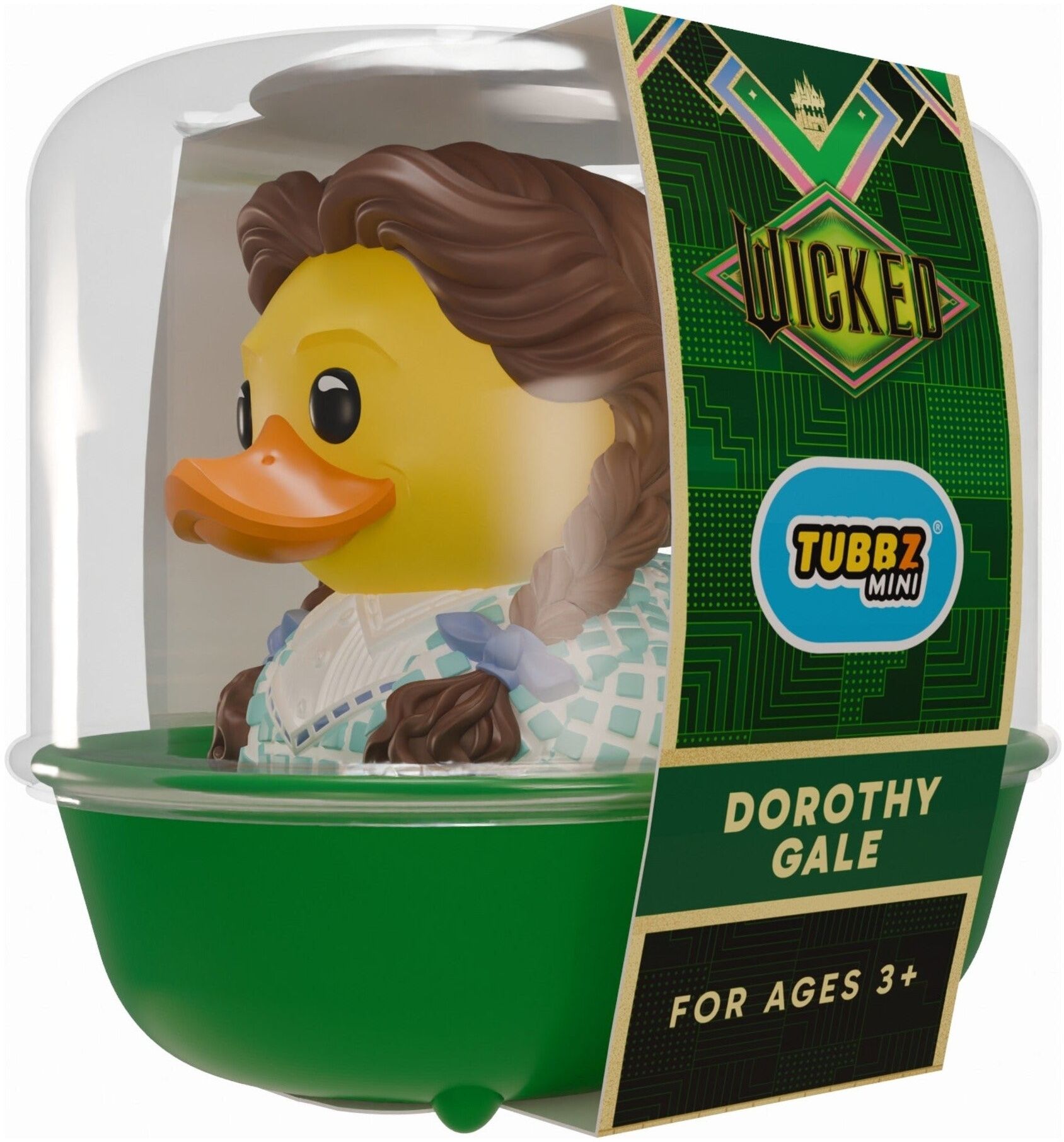 Wicked TUBBZ Mini Dorothy Gale Collectible Duck - Officially Licensed - 5 cm Tall - Numskull Designs
