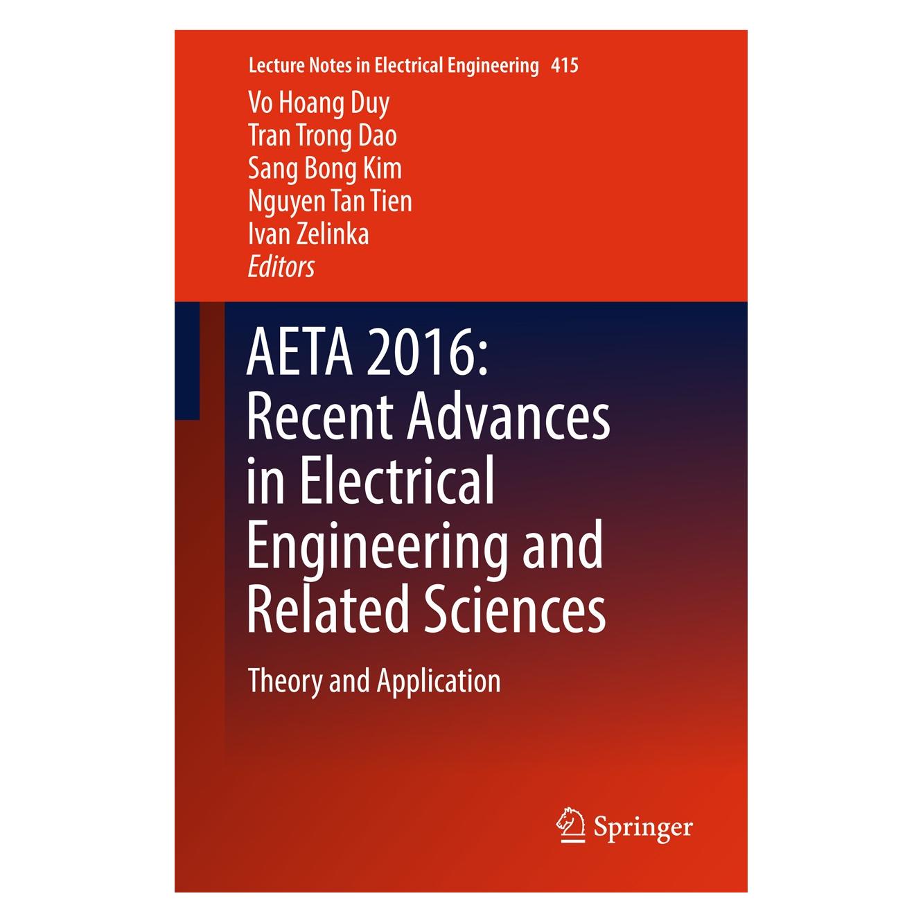 Springer AETA 2016: Recent Advances in Electrica (Englisch, Hardcover, Ivan Zelinka, Nguyen Tan Tien, Sang Bong Kim, Tran Trong Dao, Vo Hoang Duy) (9783319509037)