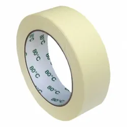 VEPATIM 8x Kreppband Kreppklebeband Montageband PLUS bis 80° C beige 30mm x 50m