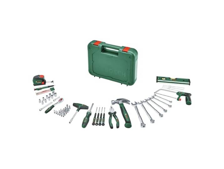 Bosch Set d’outils à main Advanced 64 pièces Accessoires Outils à Main