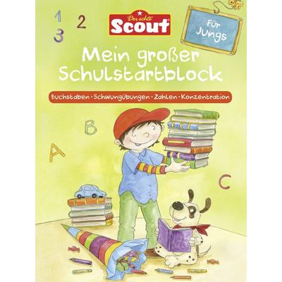 Scout - Mein großer Schulstartblock für Jungs, Taschenbuch von , Lingen, 978-3-96347-139-1