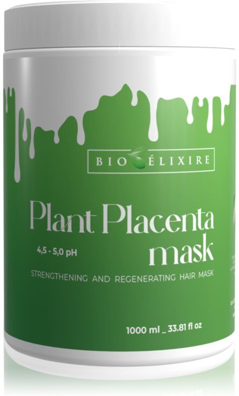 Bioélixire Plant Placenta Mask masque régénérant pour fortifier les cheveux 1000 ml