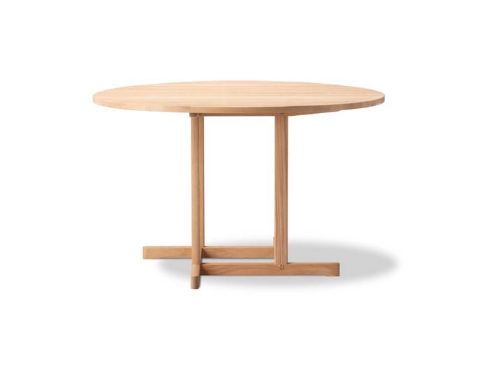 Fredericia Furniture BM80 Mogensen Shaker Table Tisch Ø120 cm Hell geölte Eiche