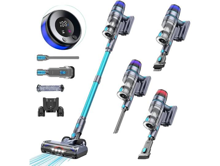Aspirateur Sans Fil\, Puissance D'Aspiration De 600w\, Affichage Led Intelligent