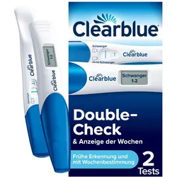 Clearblue Double-Check & Anzeige der Wochen 2 St Kombipackung