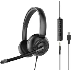 SPEEDLINK METIS Kopfhörer Kabelgebunden Kopfband Gaming USB Typ-A Schwarz