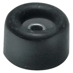 Prestien & Knüppel, Türstopper, Türpuffer Ø 40 mm Höhe 25 mm Gummi grau Dübelmontage