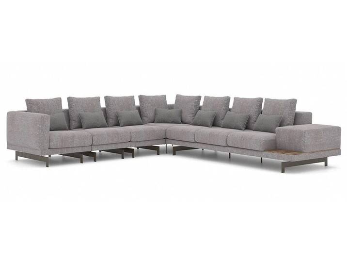 Xlmoebel Ecksofa Designer Textil Ecksofa in moderner L-Form für stilvolles Wohnen, Ecksofa L-Form, Hergestellt in Europa