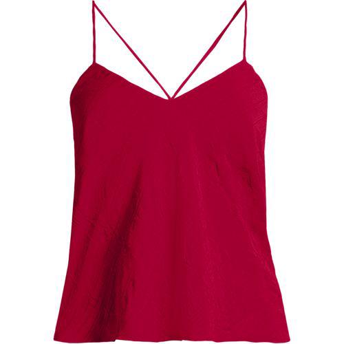Trägertop Ready to Go, Damen, size: regular, Rot, Nylon/Viskose, by Lands' End
