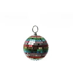 SATISFIRE Spiegelkugel 10cm bunt Discokugel Mirrorball Party Disko Deko