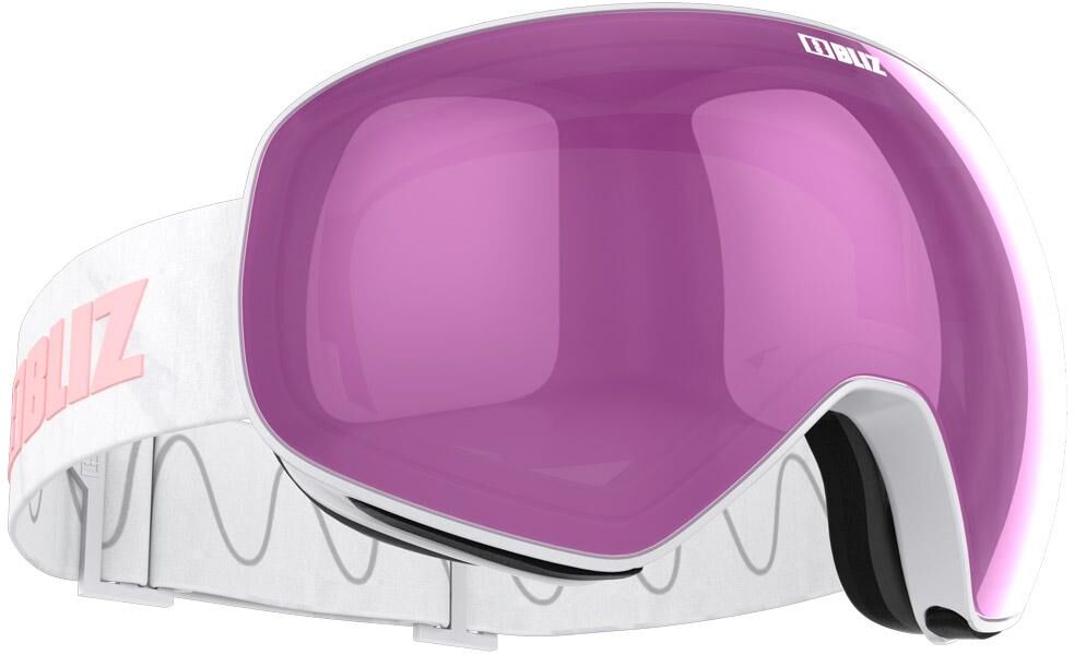 Bliz  - Floz Matte White Brown Pink Multi - Masque de Ski