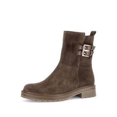Stiefelette GABOR "Sportliche Stiefelette", Damen, Gr. 38, braun, Schuhe Stiefelette