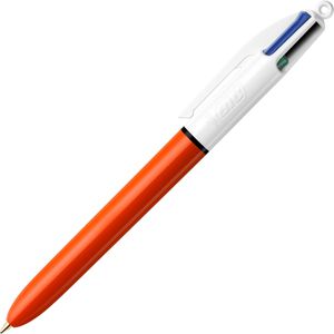 Bic Vierfarbkugelschreiber 4 Colours Original Fine, Schreibfarben rot, grün, blau, schwarz, Kunststoff