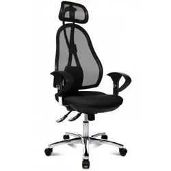 Topstar Profi Chefsessel OPEN POINT SY SOMO Stoff / Netzstoff mit Armlehnen (höhenverstellbar)