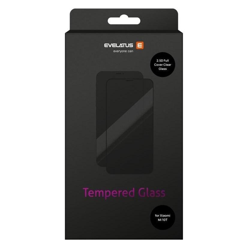 Evelatus Xiaomi Mi 10T 2.5D Print Full Cover Clear Tempered Glass (Xiaomi Mi 10T) (EVEXM10TPF)