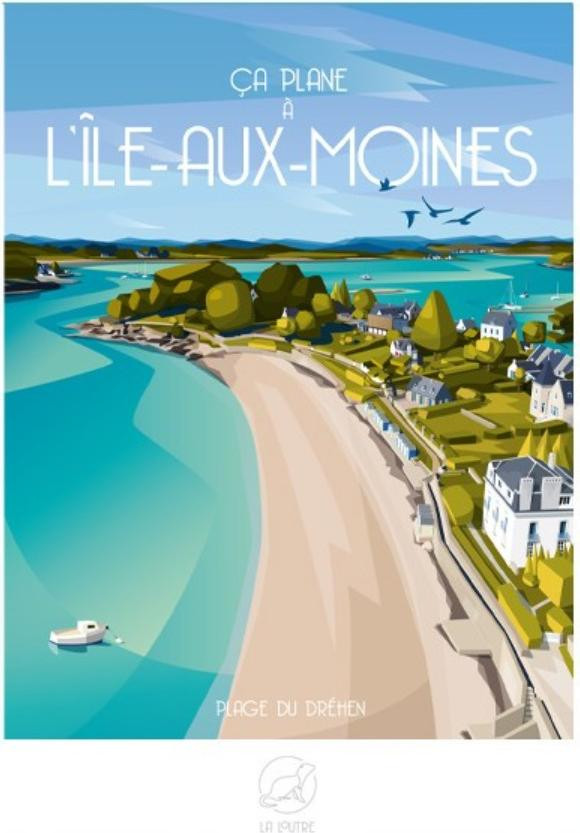 La Loutre Puzzel Ca Plane à l'ÎLE-AUX-MOINES - 1000 stukjes