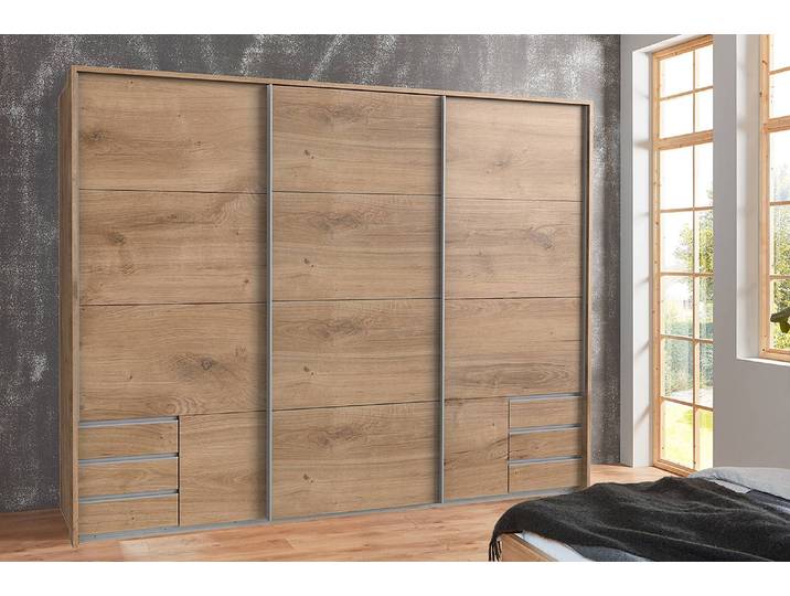 Passepartout Seattle 273cm Braun/Plankeneiche Dekor Spanplatte, foliert