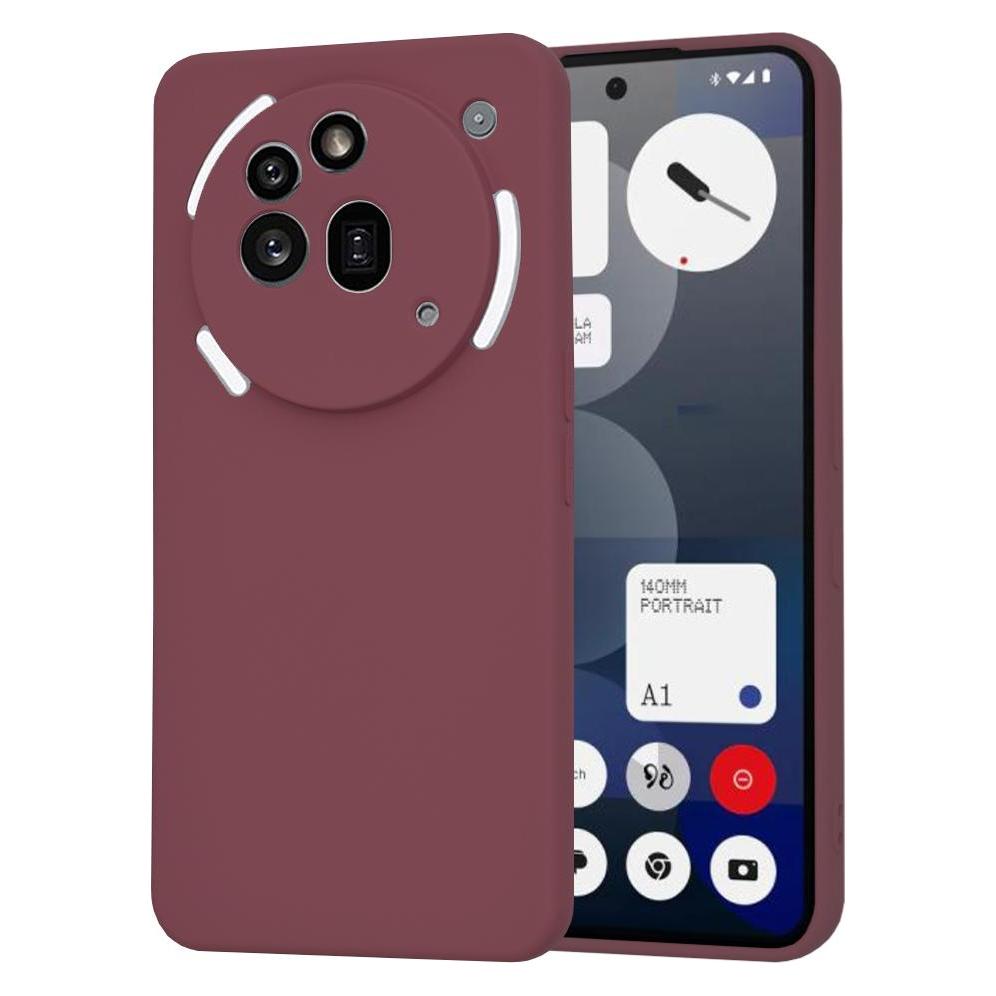 Techsuit - SoftFlex - Nothing Phone (3a) Pro - Plum Red (Nothing Phone (3a) Pro) (56365828)