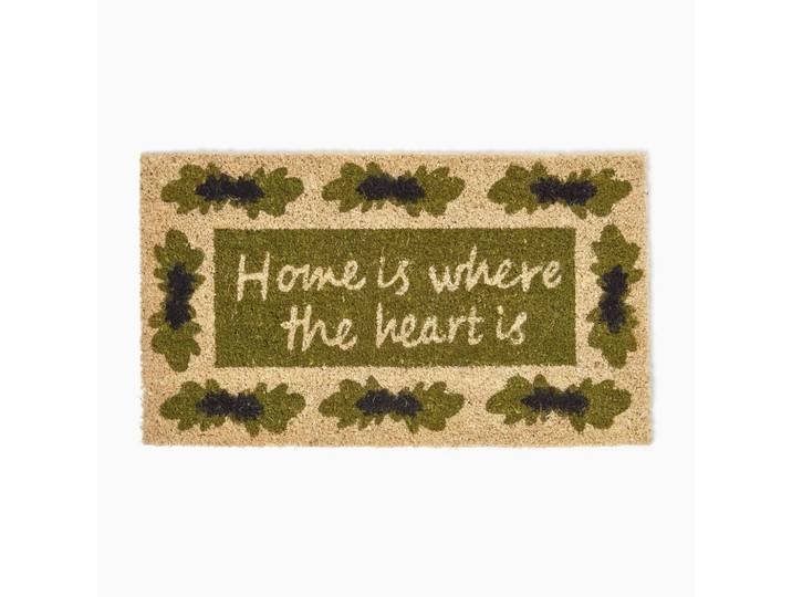 FUSSMATTE Home is where the heart is, Kokosfaser 40/70 cm