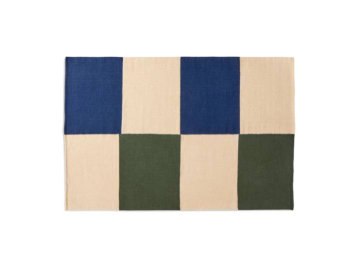 HAY Tapis Ethan Cook Flat Works 200x300 cm Carreau vert pêche