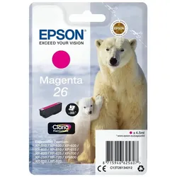 EPSON Tinte 26 magenta (C13T26134010) Prem.-Serie,''26''