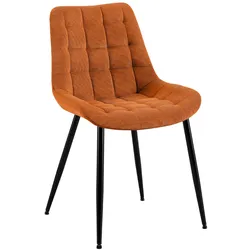 CLP Esszimmerstuhl Sardna Cord   Farbe: orange