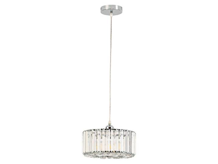 Hängeleuchte VETRO, verchromt, 1xE27, 15W, Glas, Abmessungen: 120x27,5x27,5 cm, IP20, Light Prestige