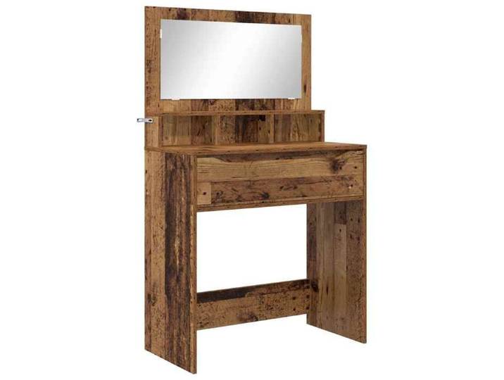Les Soldes Armoire de chambre - Cabinet maquillage - Tables de maquillage pour chambre Bois Ancien - Bois d'ingénierie 219629