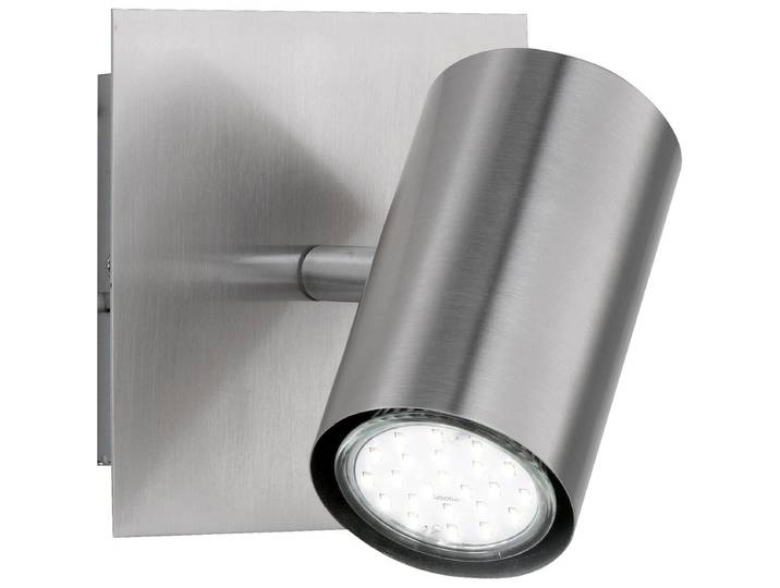 LED Wandspot - Trion Mary - GU10 Fitting - Vierkant - Mat Nikkel - Aluminium