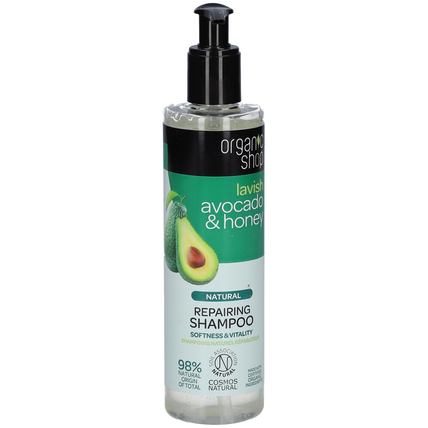 Organic Shop Lavish Avocado & Honey Natural Repairing Shampoo 280 ml