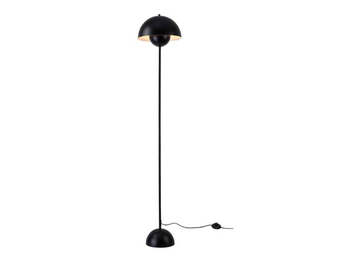 Lampadaire forme champignon métal noir, H160 cm