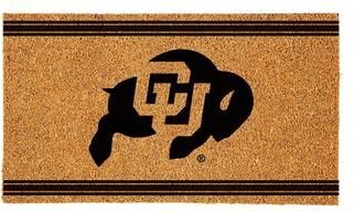 Evergreen University of Colorado Monochrome Indoor/Outdoor Coir Door Mat